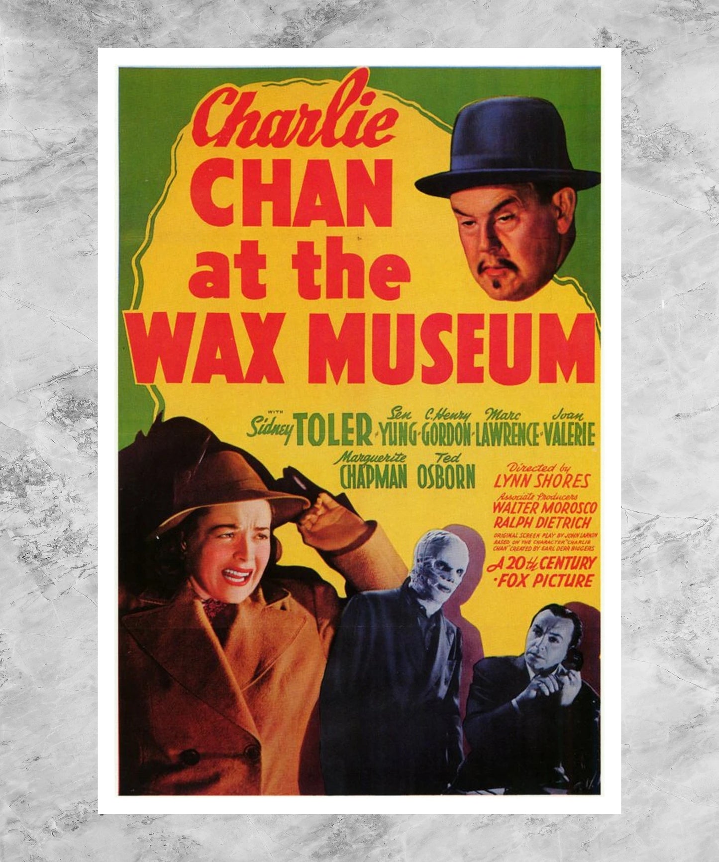 Charlie Chan at the Wax Museum Poster