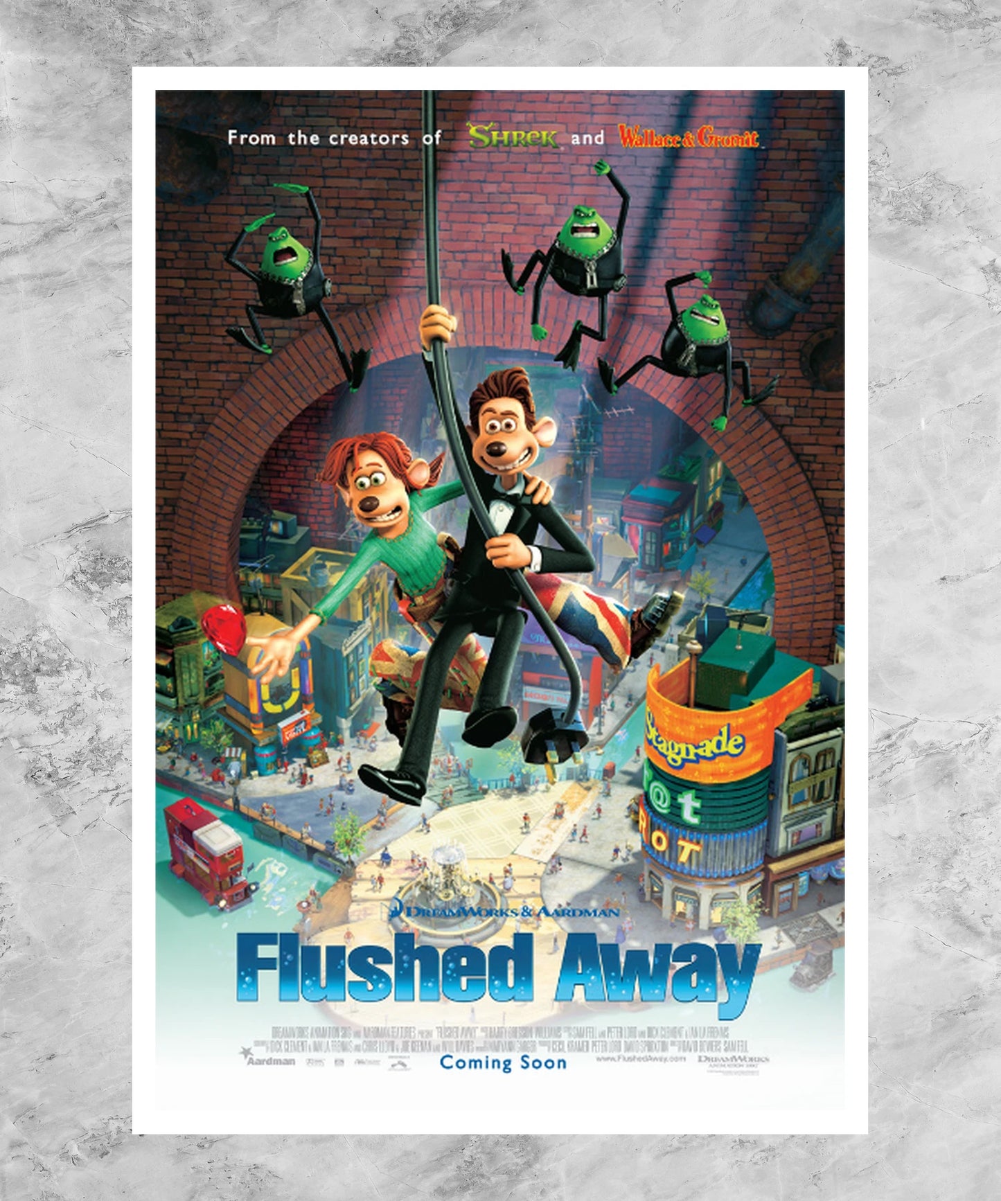 Flushed Away Poster