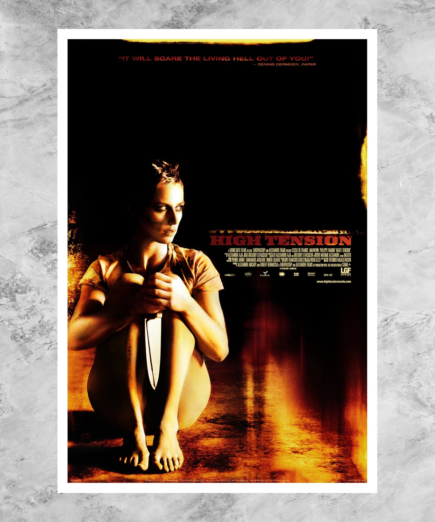 Haute tension Poster