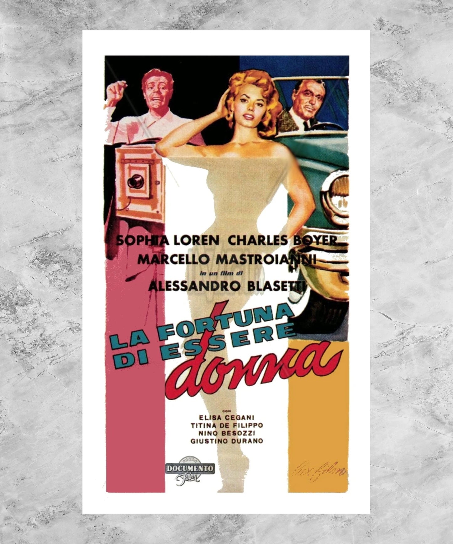 La fortuna di essere donna Poster