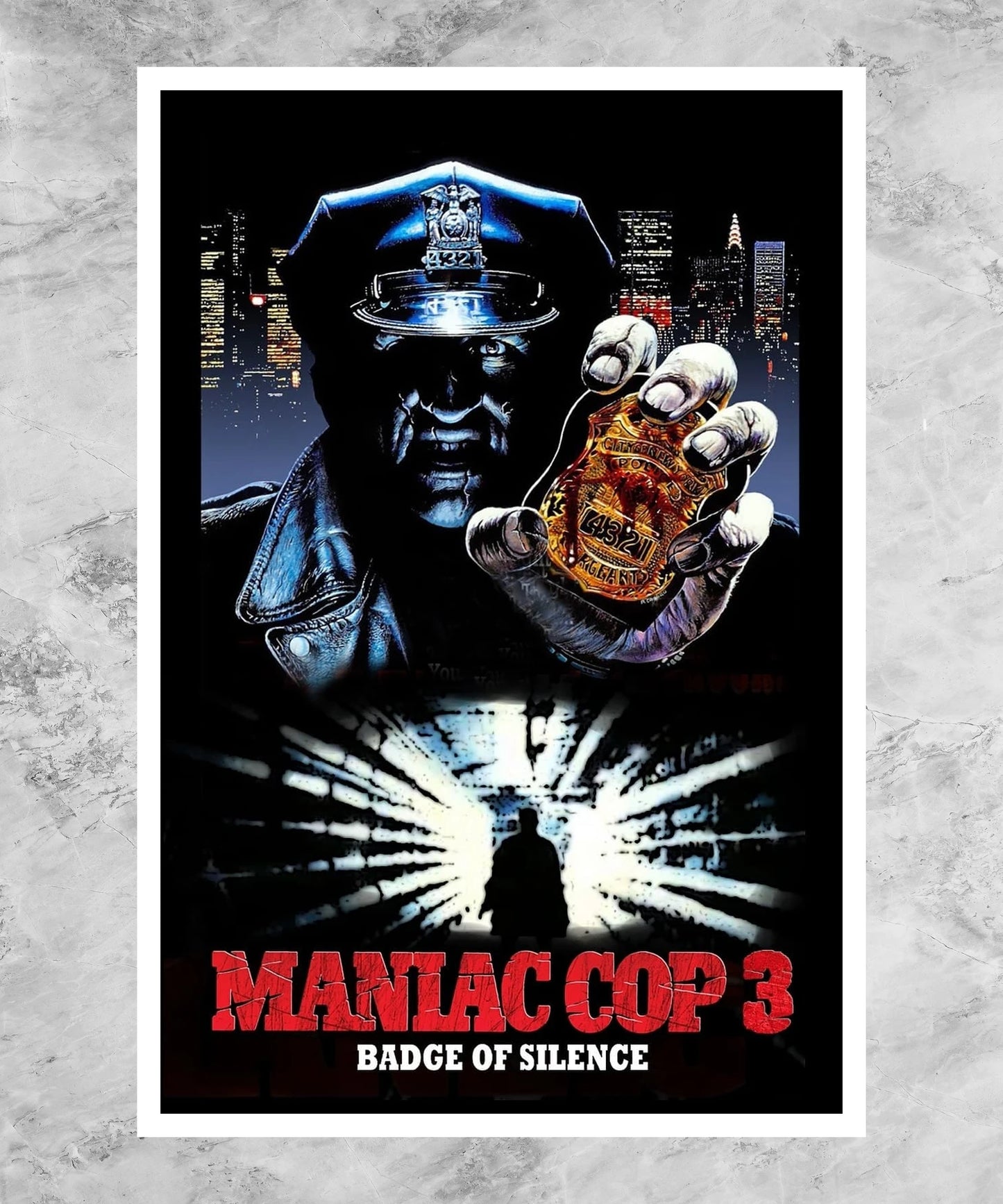 Maniac Cop 3: Badge of Silence Poster