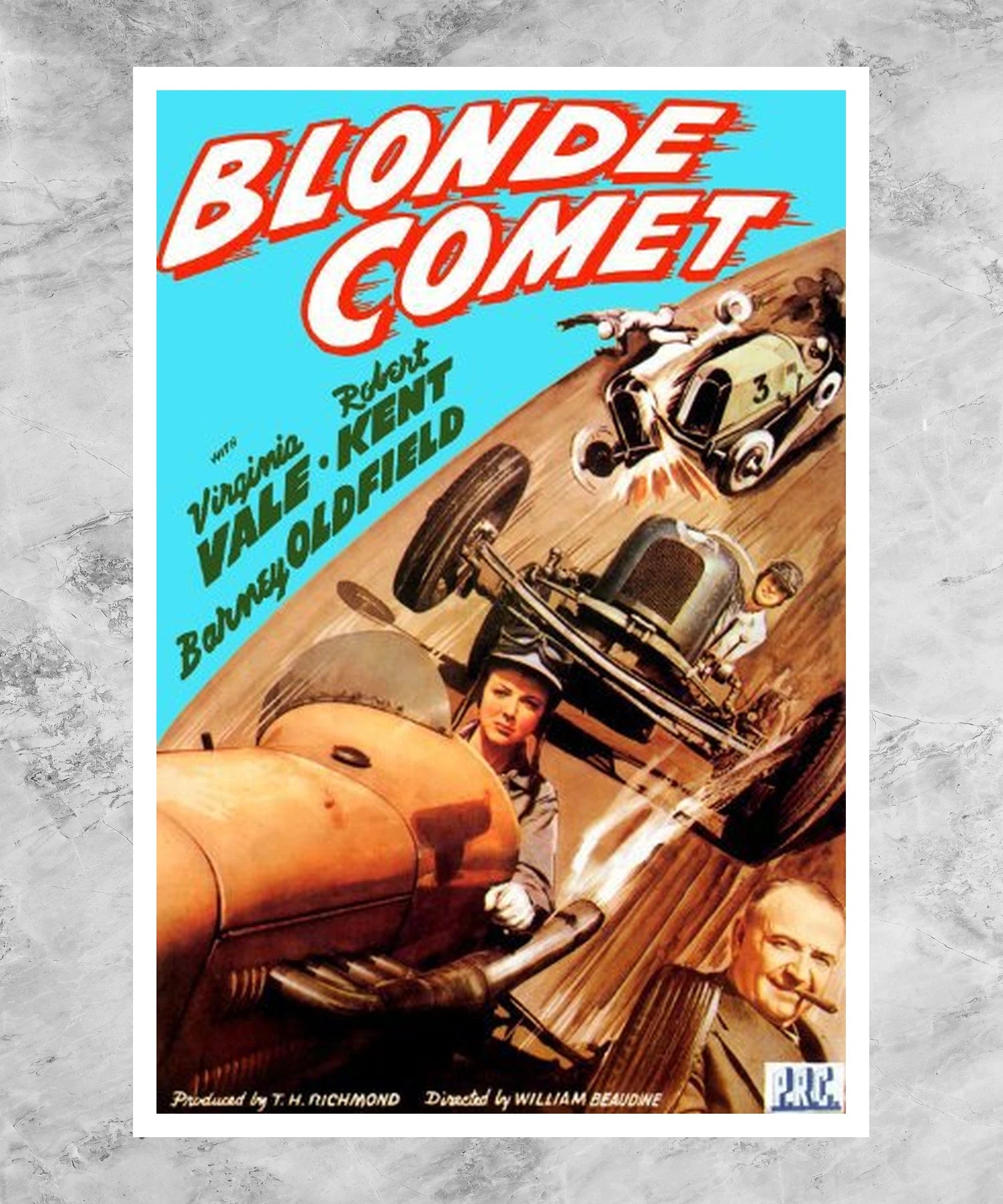 Blonde Comet Poster