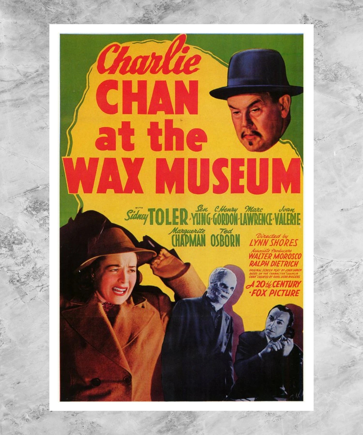 Charlie Chan at the Wax Museum Poster