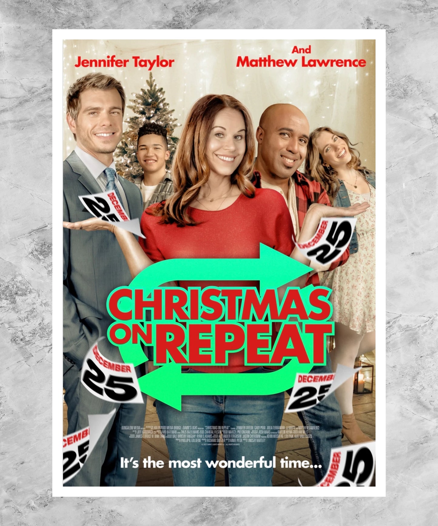 Christmas on Repeat Poster