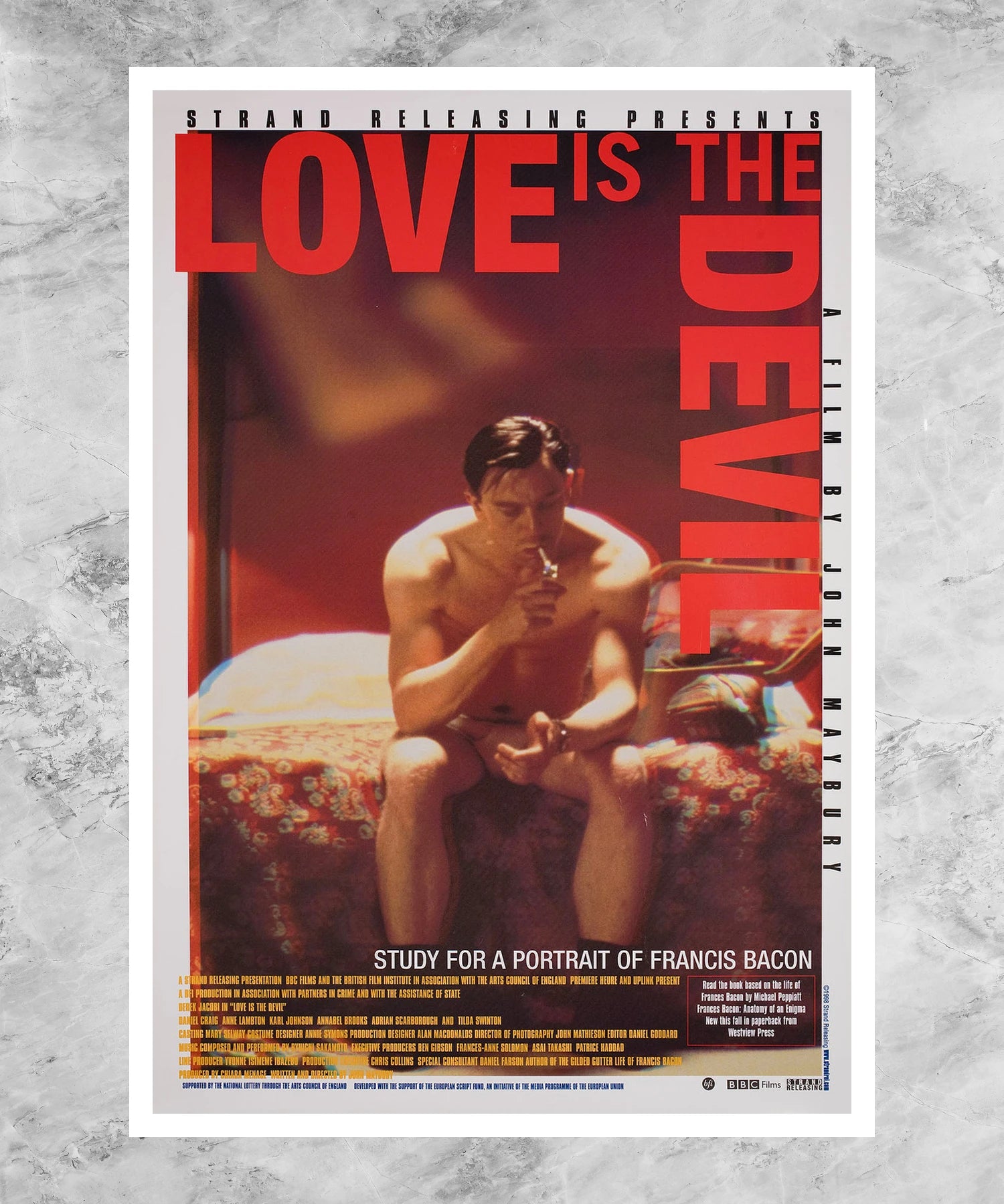 Love Is the Devil: Study for a Portrait of Francis Bacon Poster