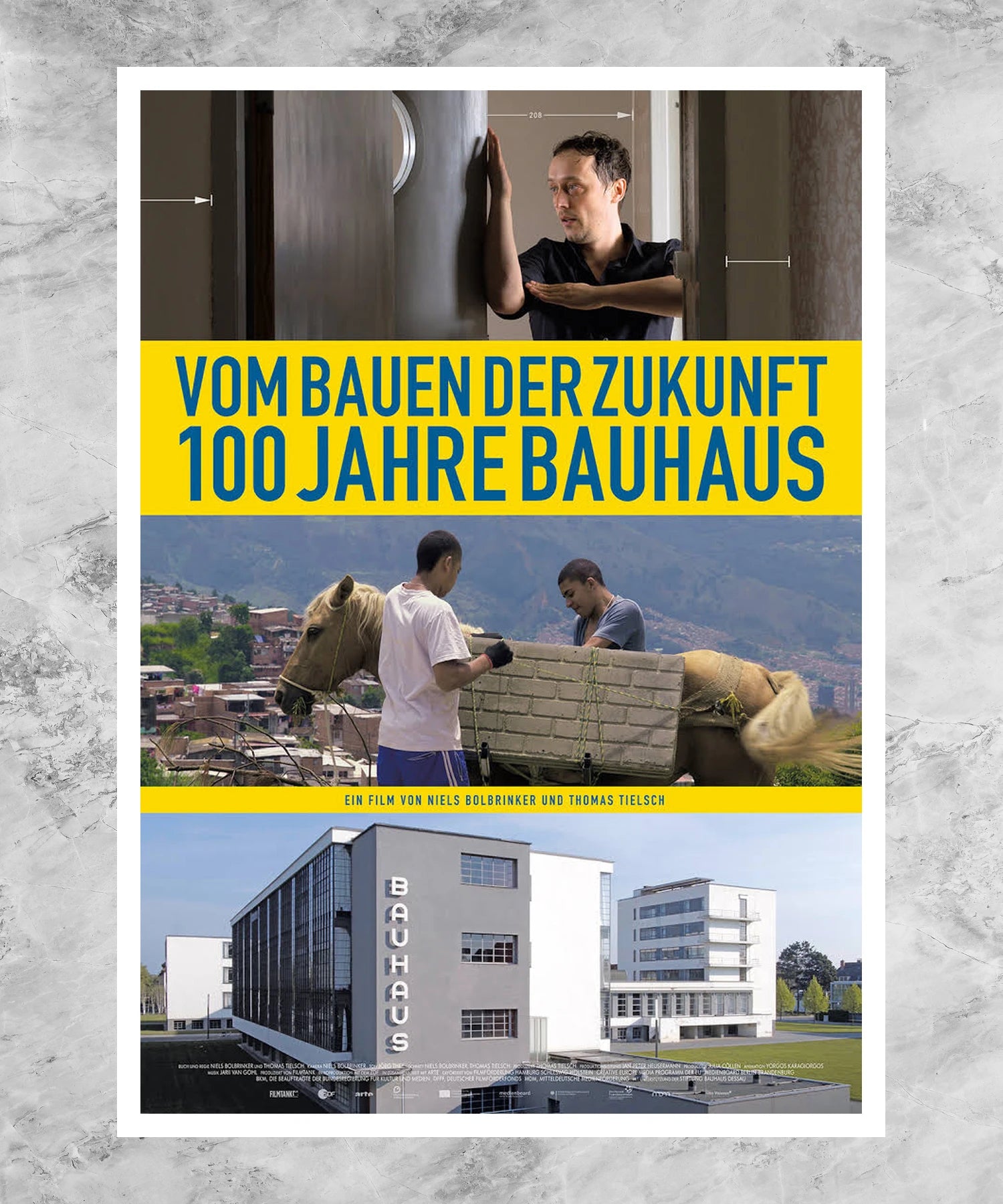 Vom Bauen der Zukunft - 100 Jahre Bauhaus Poster