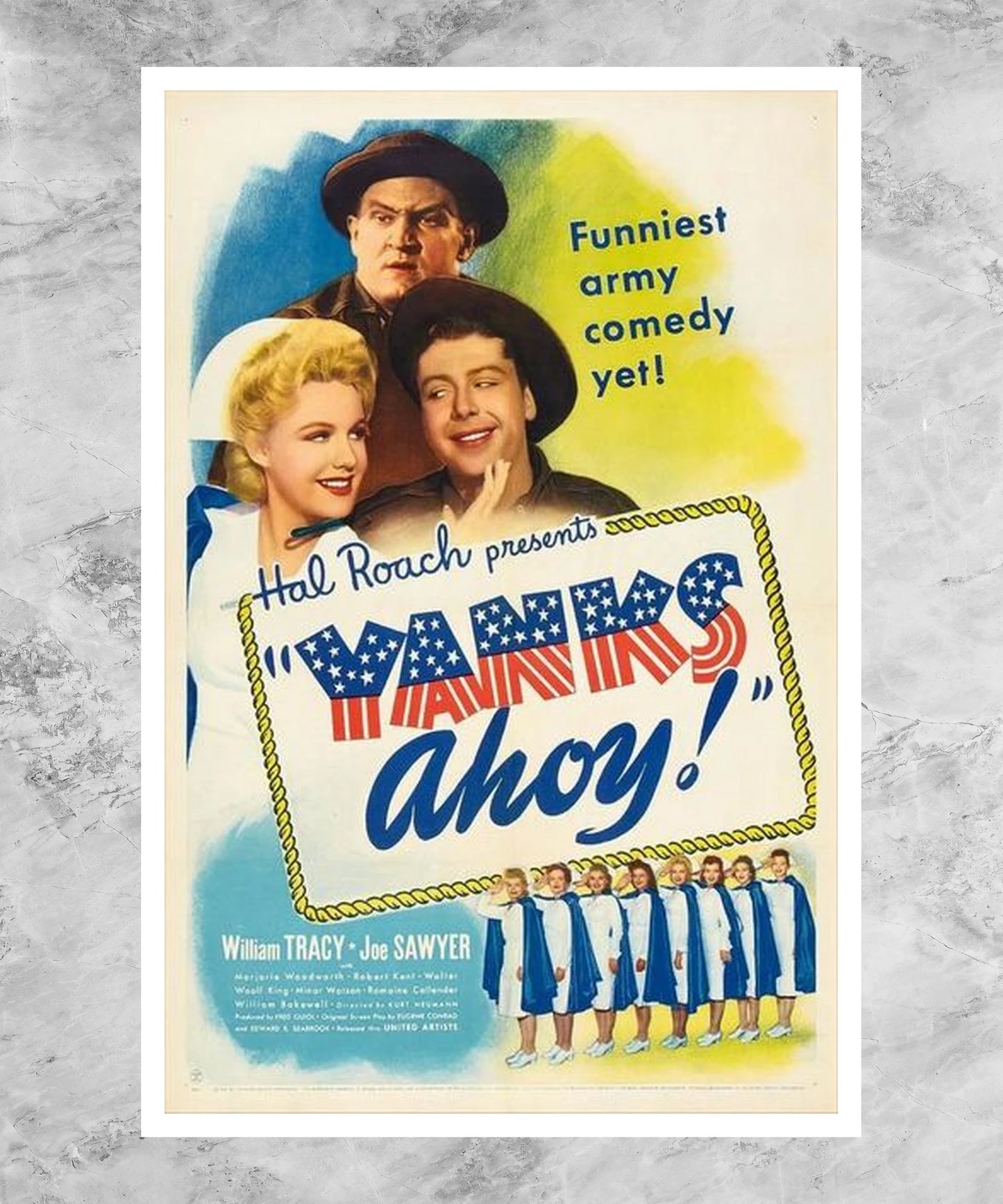 Yanks Ahoy Poster